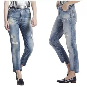 NWOT Adriano Goldschmied AG Jeans Phoebe Vintage H/R Tapered Leg Sz 26 Z120